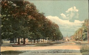 Manchester Connecticut CT Centre St. 1900s-20s Vintage Postcard