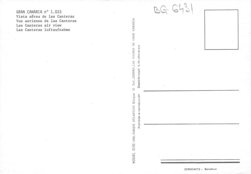 BG6431 gran canaria vista aerea de las canteras    spain