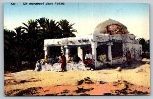 Tunisia   Un Marabout Dans L'oasis Postcard