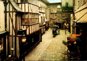 England York Castle Museum Kirkgate Reconstructed Cobbled Street