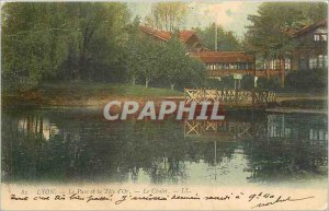 Old Postcard Lyon Park and the Golden Tete Chalet