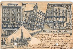 BG19140 gruss aus breslau stapler hole Wroclaw poland