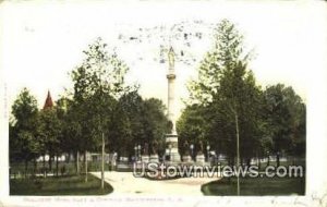 Soldiers Monument & Common in Manchester, New Hampshire