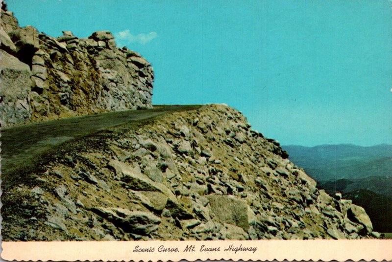 Colorado Mount Evans Highway Scenic Curve