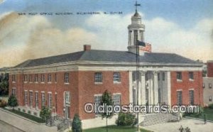 New Post Office building Wilmington NC USA Post Office 1942 water stains on c...
