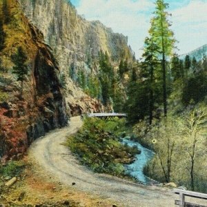 Vintage Phantom Canon Highway, Canon City, Colo. Postcards P48