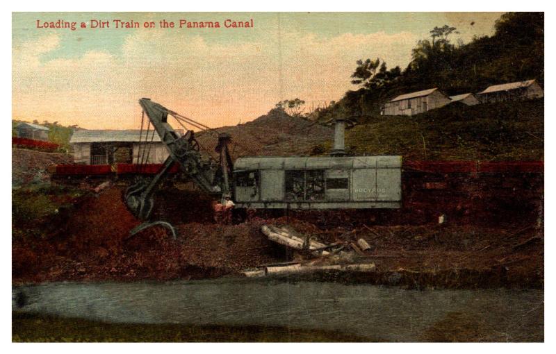 Steam Shovel in the Panama Canal 