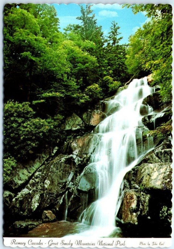 Postcard - Ramsey Cascades - Great Smoky Mountains National Park, Tennessee 