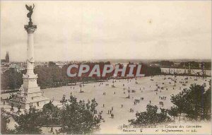 Postcard Old Bordeaux Girondins Colone