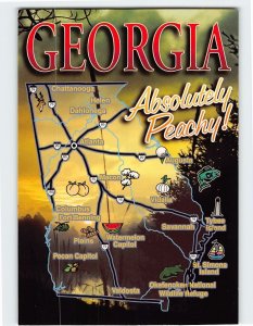 Postcard Greetings from Scenic Georgia USA