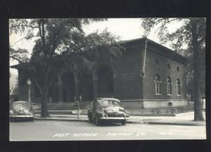 RPPC TIPTON GEORGIA UNITED STATES POST OFFICE VINTAGE POSTCARD 1940's CARS