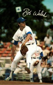 Baseball Bob Welch Los Angeles Dodgers