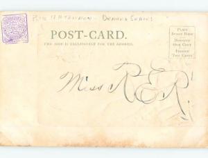 Pre-1907 TRAIN ON LOOPING TRACK Georgetown Colorado CO A1612