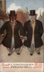 Roosevelt Bears Fantasy #15 New York City PHILADELPHIA EXPO OVERPRINT Adv PC