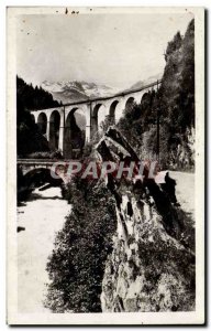 Old Postcard Les Houches Bridge St. Mary