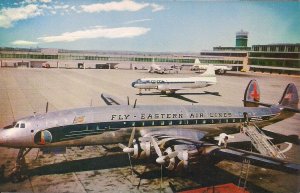 Airport, Philadelphia PA, Eastern Airlines Tri-Star Constellation Airplane, PHL