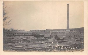 East Millinocket Maine Pulp Mill Real Photo Vintage Postcard AA84251