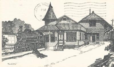 Railroad Station, New Hope Penna. Used  PC2502