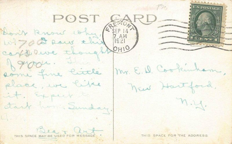 LPS78 FREMONT Ohio Sandusky County Jail Postcard