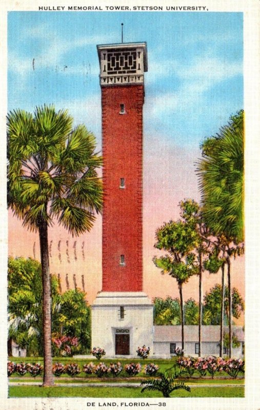 Florida Deland Hulley Memorial Tower Stetson University 1936