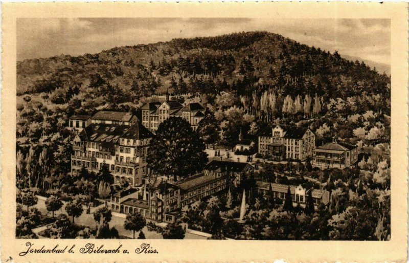 CPA AK Biberach a. d. Riss - Jordanbad - Totalansicht GERMANY (913108)