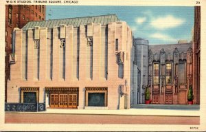 Illinois Chicago W G N Studios Tribune Square 1939