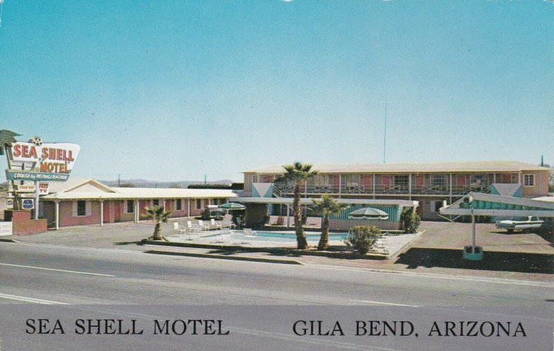 Arizona Gila Bend Sea Shell Motel U S Highway 80 & 84 sk2855