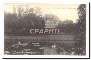 Chateau de Conde sur Iton Old Postcard