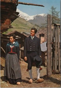 Fashion Postcard - Italy, Italian Costumes, Valle D'Aosta, Ayas Costumes RR13632