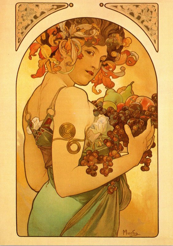 Fruit 1897 Alphonse Mucha