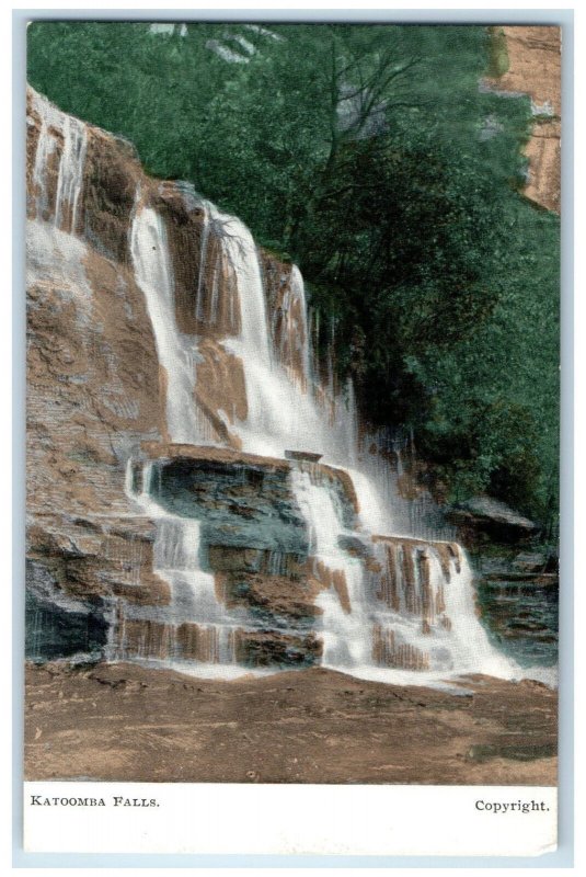 c1910 Katoomba Falls New Zealand Unposted Antique Copyright Postcard