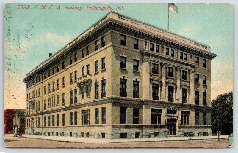 Indianapolis IN~YMCA~N Illinois & W New York Streets~Razed~Parking Garage~1911 