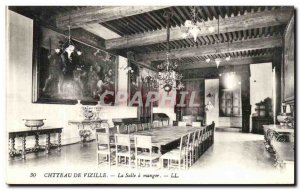 Old Postcard Chateau De Vizille La Salle a Manger