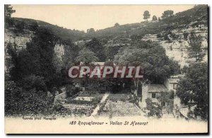 Old Postcard Roquefavour Vallon St Honorat