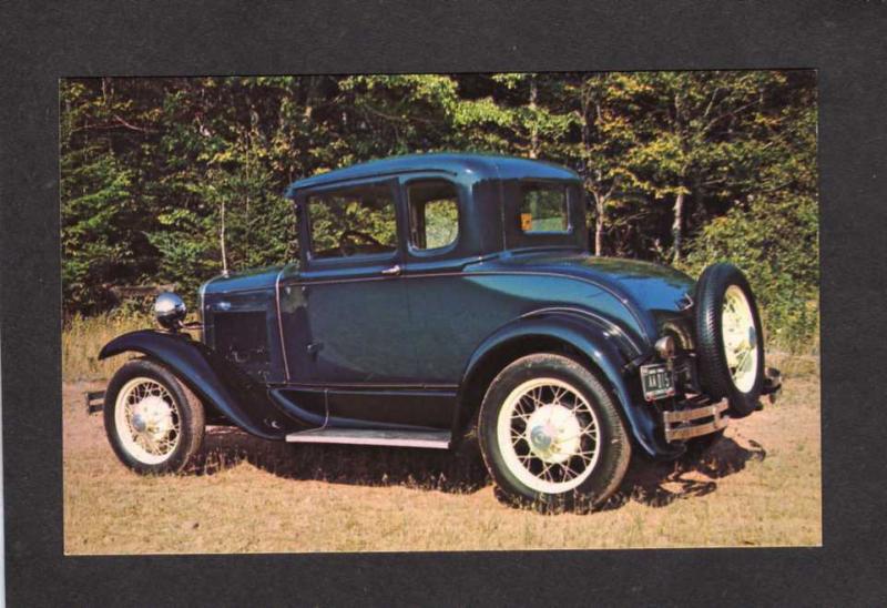 PEI 1930 Model A Ford Car Automobile Bonshaw Prince Edward Island Carte Postale