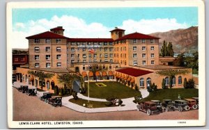 c1925 Lewis Clark Hotel Lewiston Idaho ID Nez Perce County Postcard