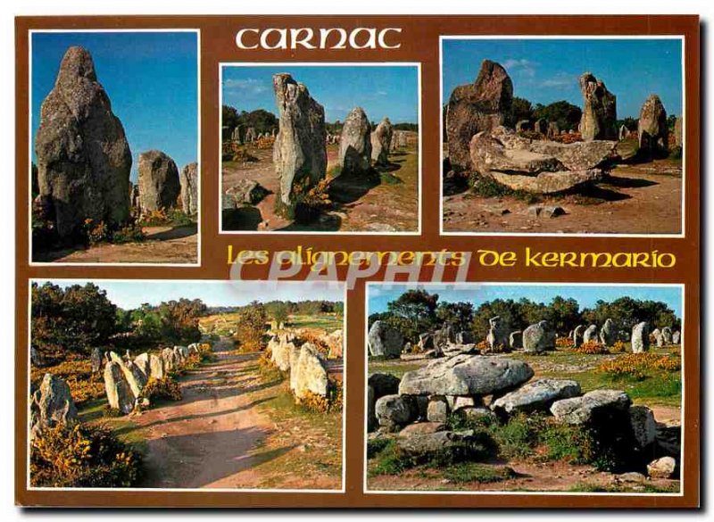 Postcard Modern Colors Carnac in Brittany