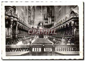Saint Bertrand de Comminges Old Postcard Choir of the Cathedral stalls and bu...