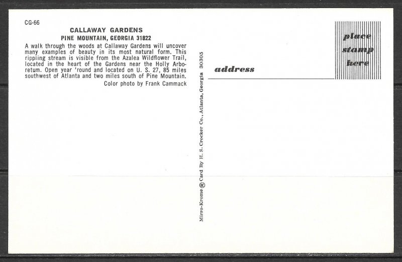 Georgia, Pine Mountain - Callaway Gardens - [GA-024]