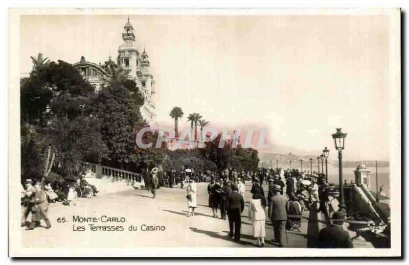  Ansichtskarten-Monte Carlo Terrassen des Kasinos