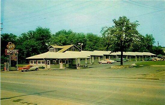 TN, Nashville, Tennessee, Key Motel, 1960s Cars, Dexter Press No. 13355-B