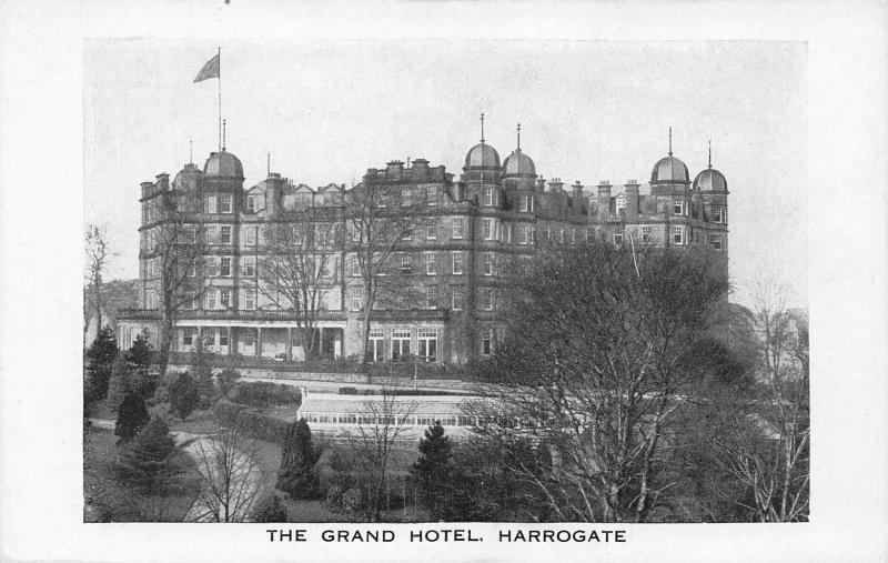 The Grand Hotel, Harrogate, England, Early  Postcard, Unused