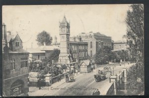 Wiltshire Postcard - Clock Tower and Infirmary, Salisbury    RS15989