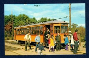 MA Trolley Car Train Railway 5821 BOSTON MASS Postcard