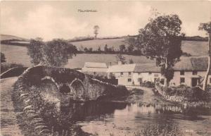 MALMSMEAD DEVON UK VIEW OF BRIDGE~VILLAGE~PHOTOCHROM PHOTOTYPE SERIES POSTCARD