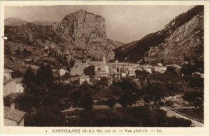 CPA CASTELLANE - Vue générale (143089)