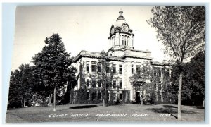 1952 Court House Exterior Building Fairmont Minnesota Posted RPPC Photo Postcard