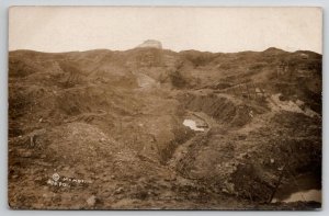 WW1 Douaumont Hillside Ruines Around Fort Photo ADP Mc Murrin Postcards P24