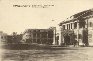 PC CPA SINGAPORE, PRINCESS SQUARE, Vintage Postcard (b19649)