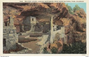 MESA VERDE NATIONAL PARK, Colorado, 1910-30s; Balcony House, looking Northward